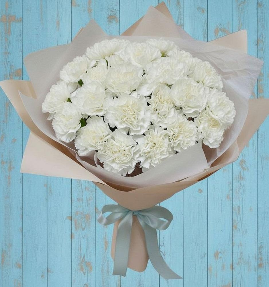 Букет цветов из: Гвоздики в Октябрьское Ханты-Мансийский АО