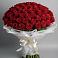Букет 101 Красная роза Блэк Мэджик в Октябрьское Ханты-Мансийский АО