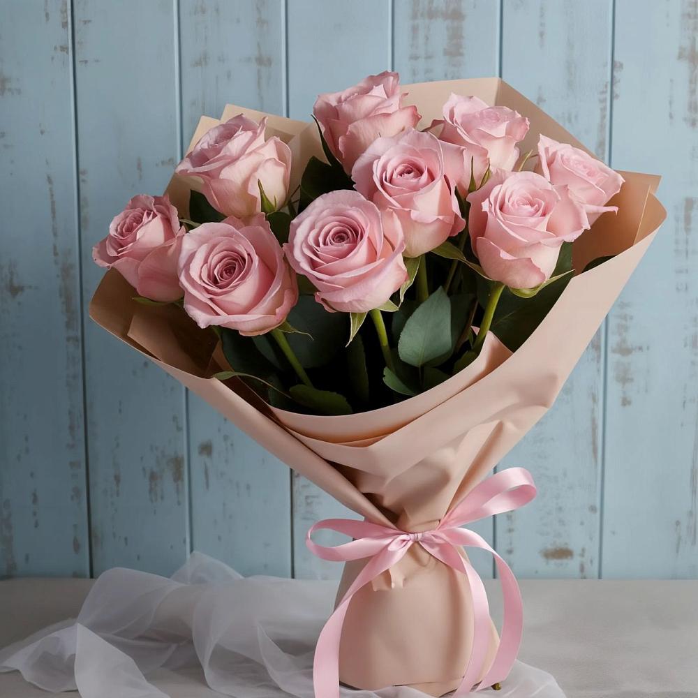 Букет цветов из: Розы в Октябрьское Ханты-Мансийский АО