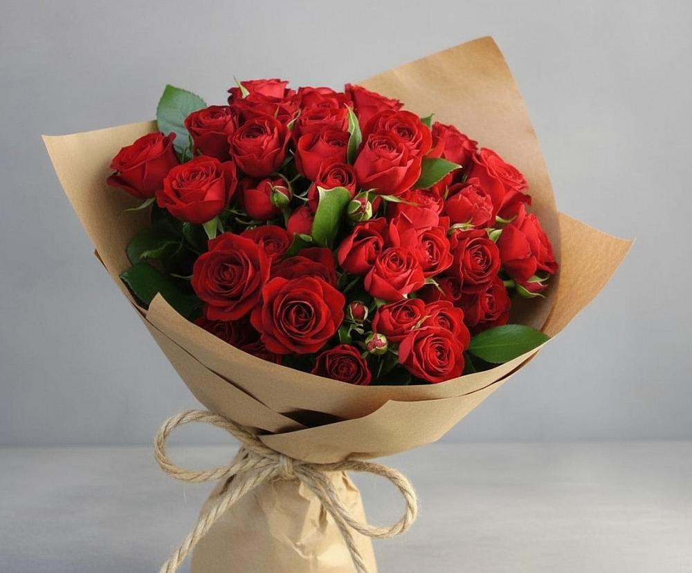 Букет Любовный роман в Октябрьское Ханты-Мансийский АО