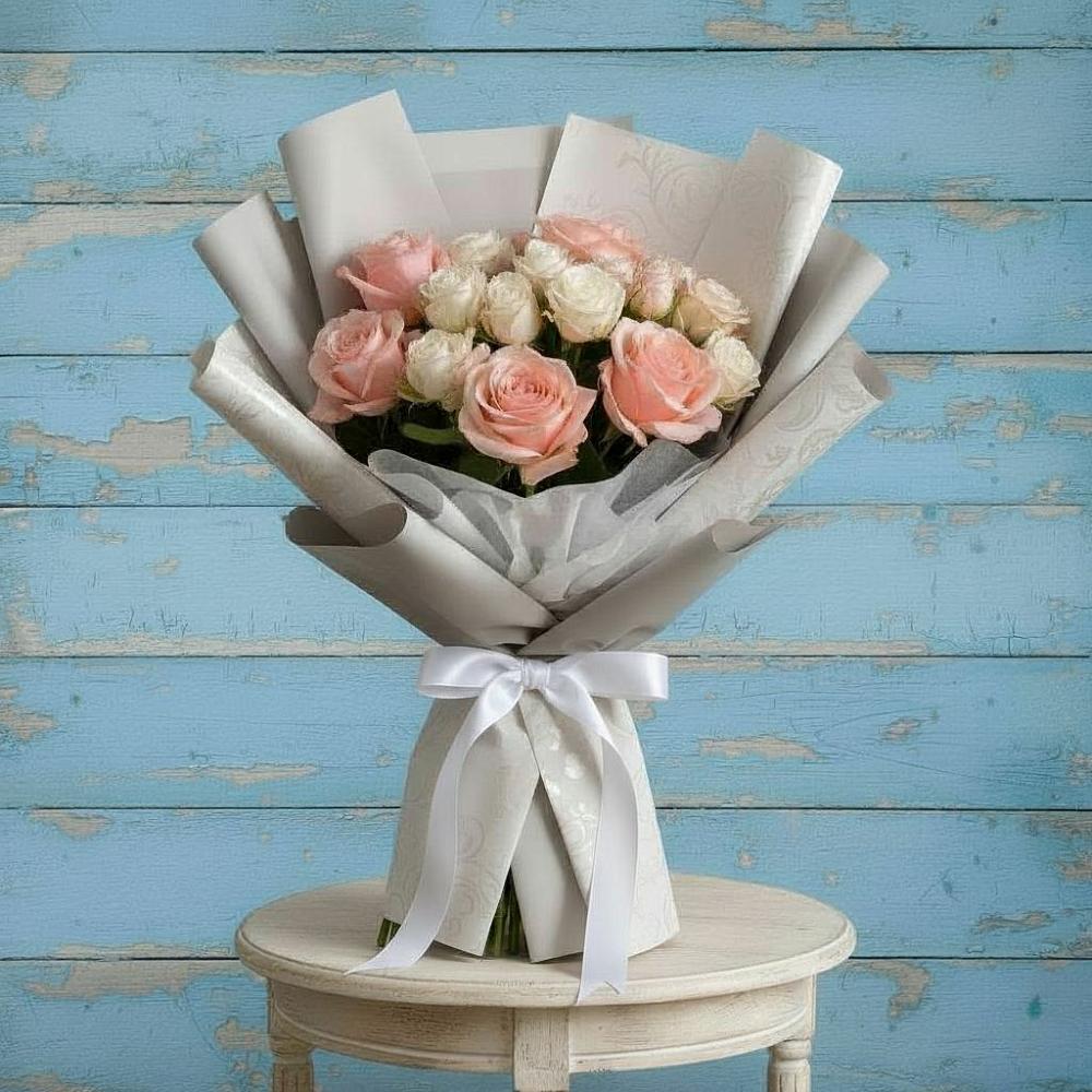 Букет цветов из: Розы в Октябрьское Ханты-Мансийский АО