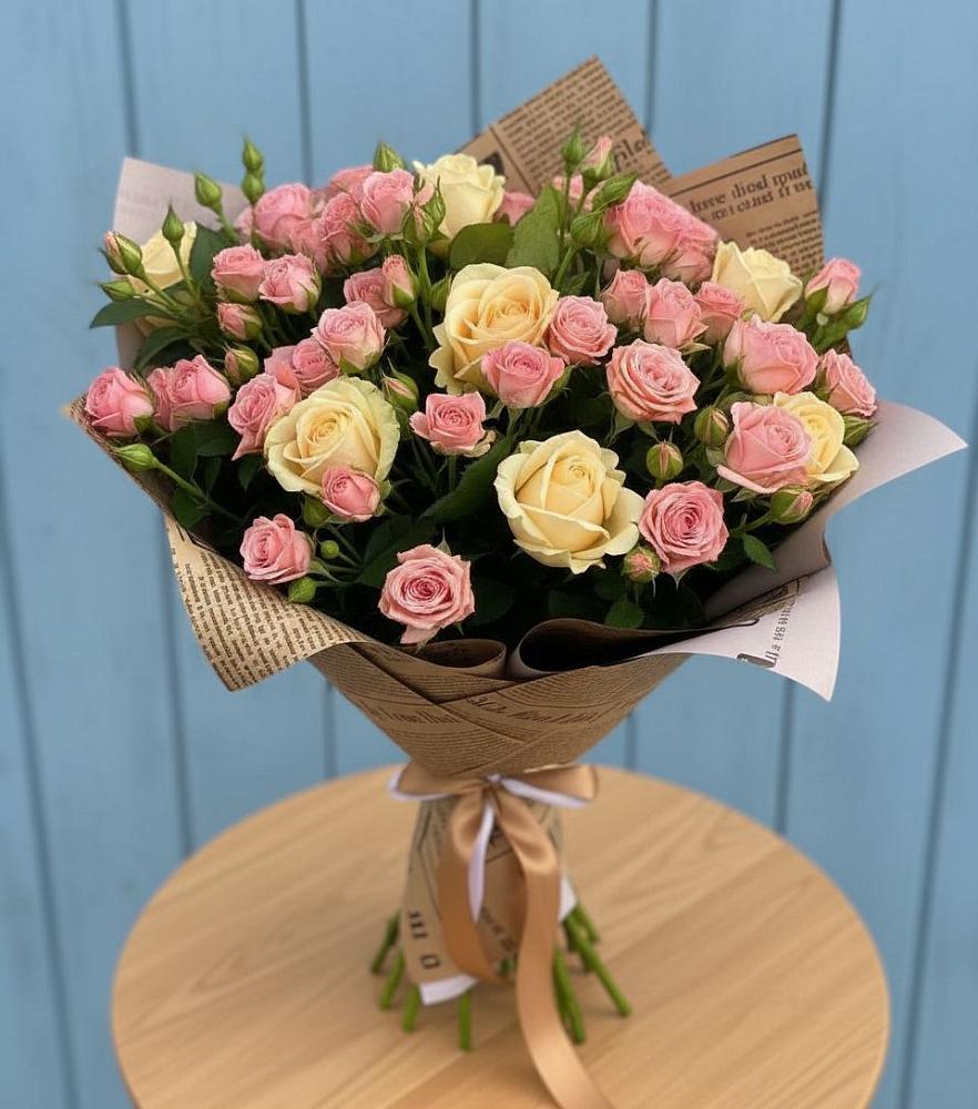 Букет цветов из: Розы в Октябрьское Ханты-Мансийский АО