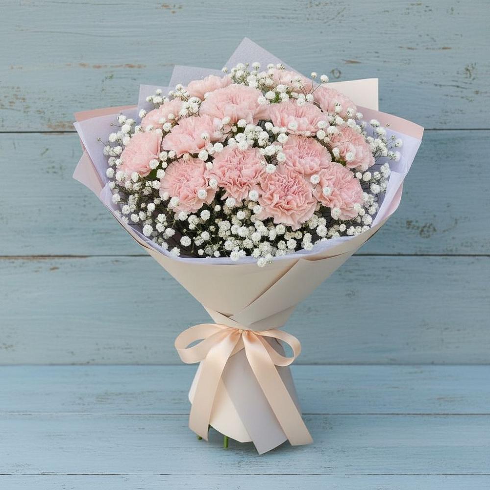 Букет цветов из: Гвоздики в Октябрьское Ханты-Мансийский АО