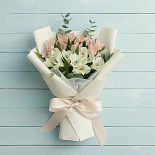 Букет цветов из:  Альстромерии #REPLACE_PRED# Октябрьское Ханты-Мансийский АО