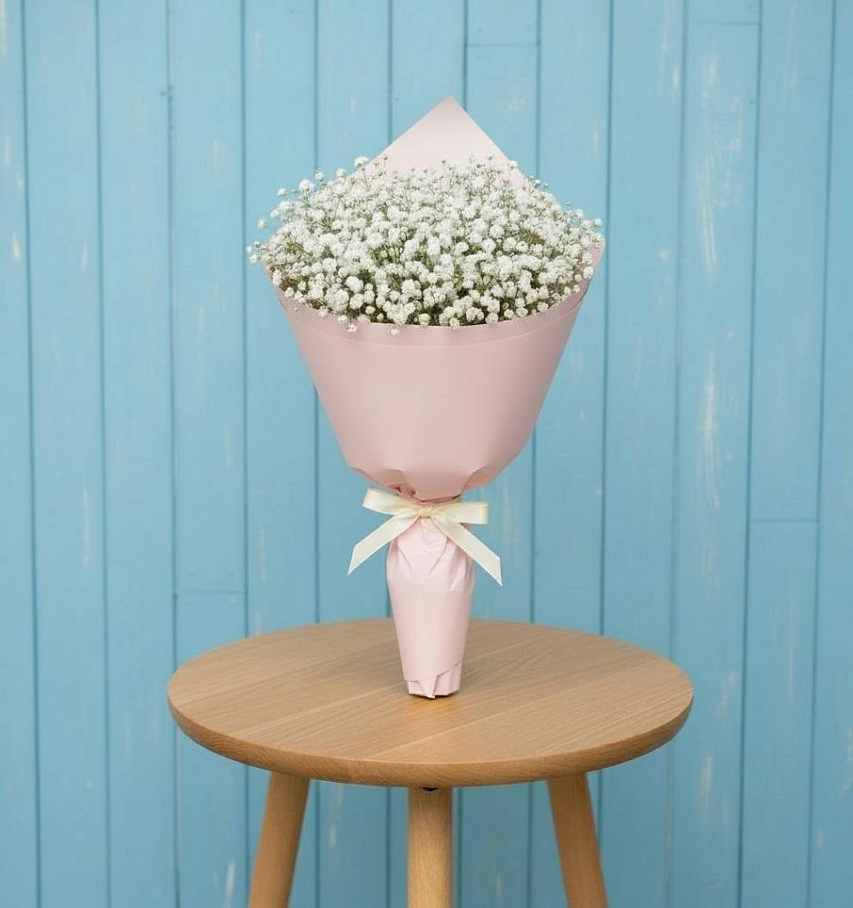 Букет цветов из: Гипсофила в Октябрьское Ханты-Мансийский АО