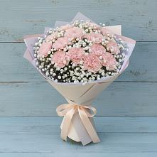 Букет цветов из:  Гвоздики в Октябрьское Ханты-Мансийский АО