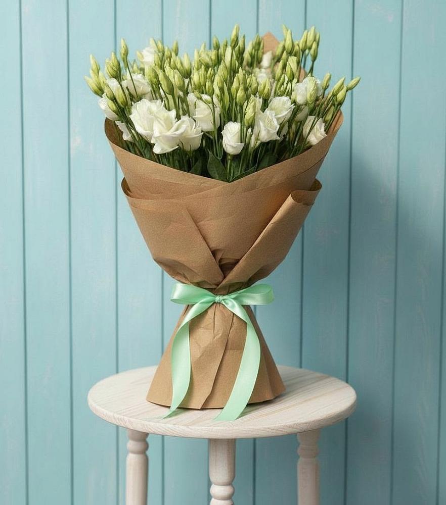 Букет цветов из: Лизиантусы в Октябрьское Ханты-Мансийский АО