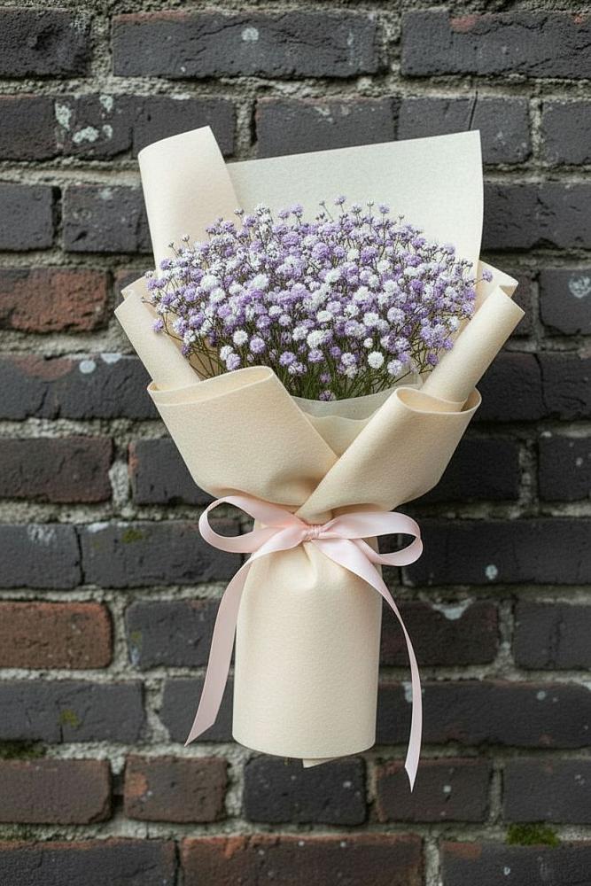 Букет цветов из: Гипсофила в Октябрьское Ханты-Мансийский АО