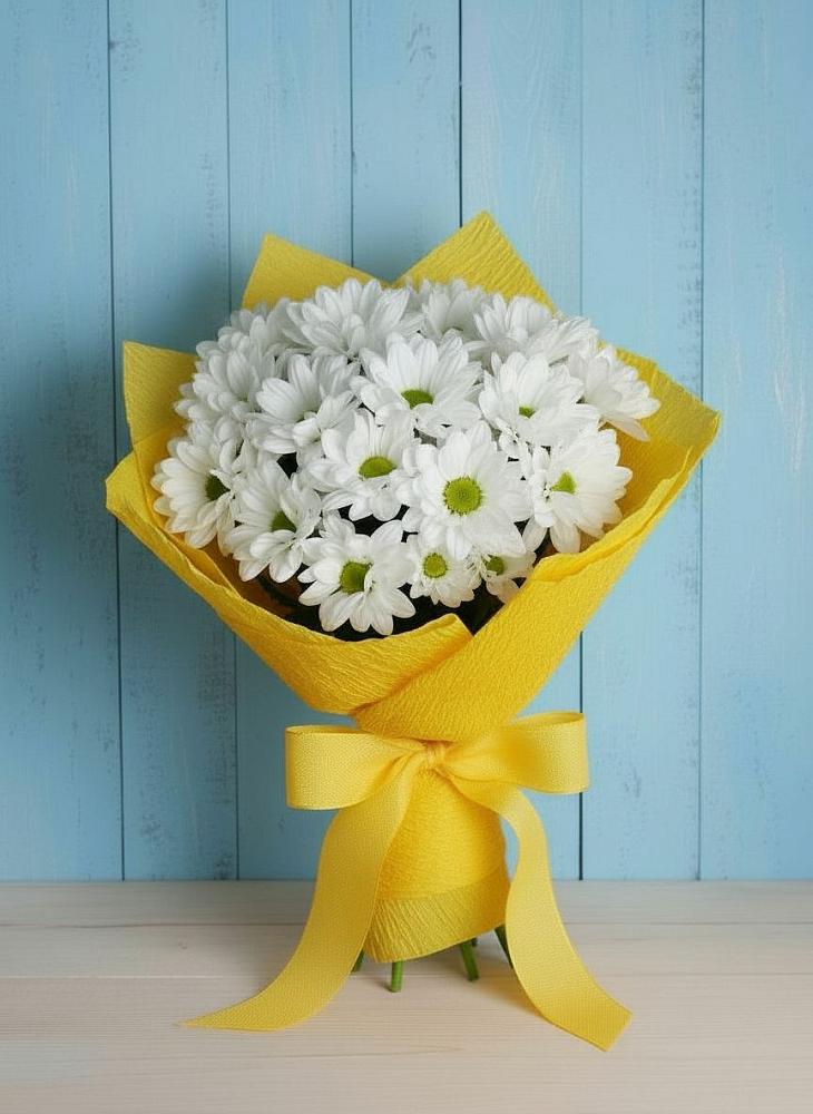 Букет цветов из: Хризантемы в Октябрьское Ханты-Мансийский АО