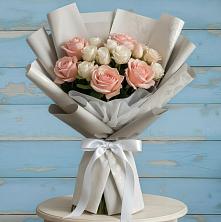 Букет цветов из:  Розы в Октябрьское Ханты-Мансийский АО