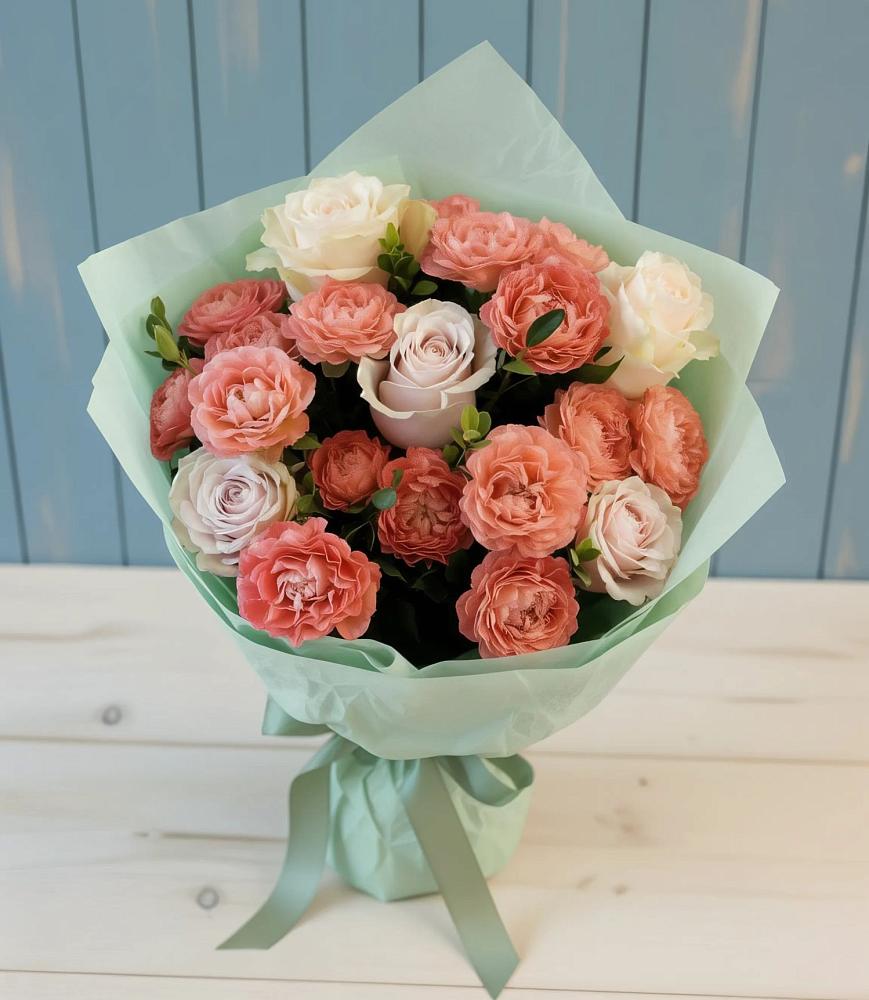 Букет цветов из: Розы в Октябрьское Ханты-Мансийский АО