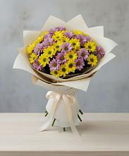 Букет цветов из:  Хризантемы #REPLACE_PRED# Октябрьское Ханты-Мансийский АО
