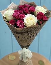 Букет цветов из:  Розы в Октябрьское Ханты-Мансийский АО