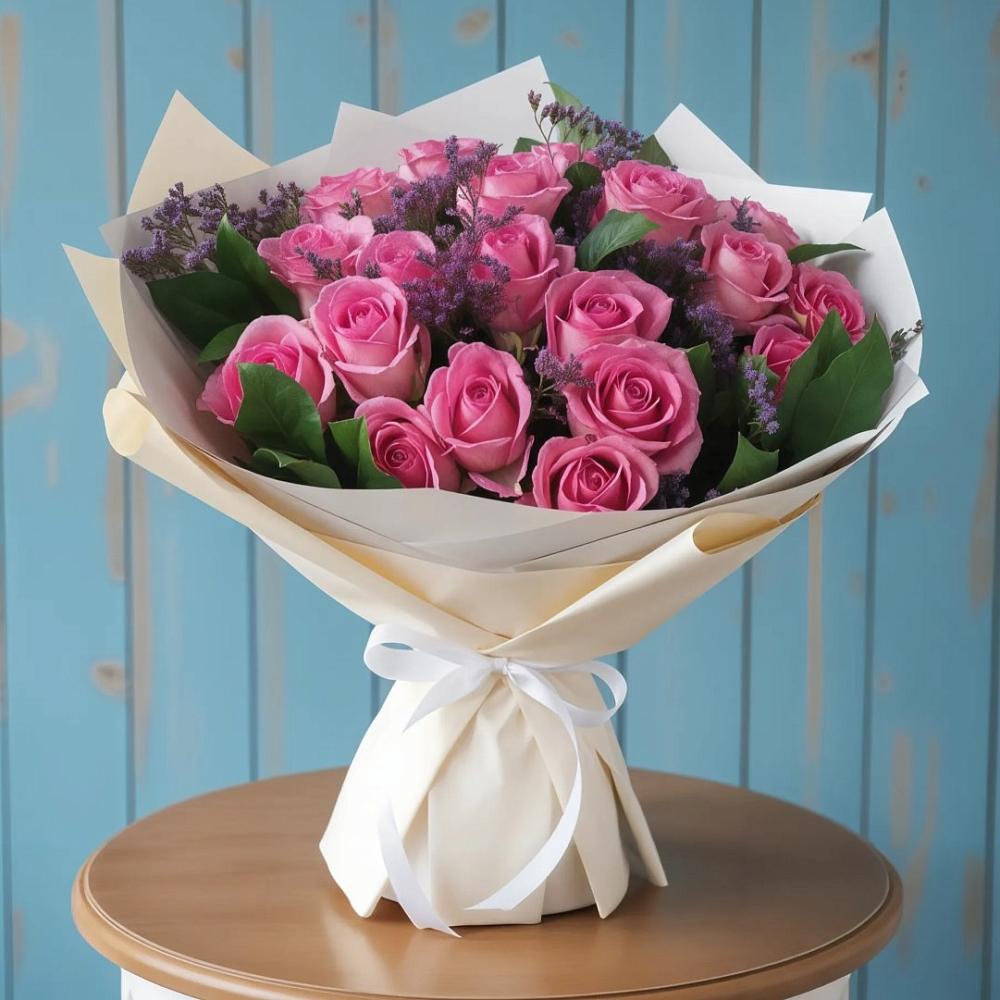 Букет цветов из: Розы в Октябрьское Ханты-Мансийский АО