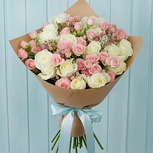 Букет цветов из:  Розы в Октябрьское Ханты-Мансийский АО